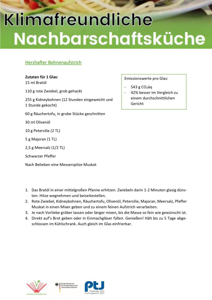 Herzhafter Bohnenaufstrich